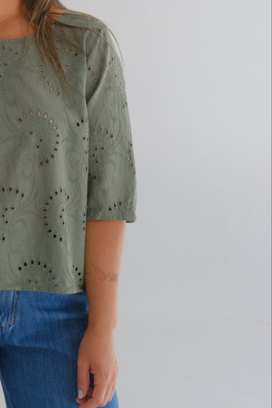 Blusa Tris Verde