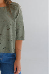 Blusa Tris Verde