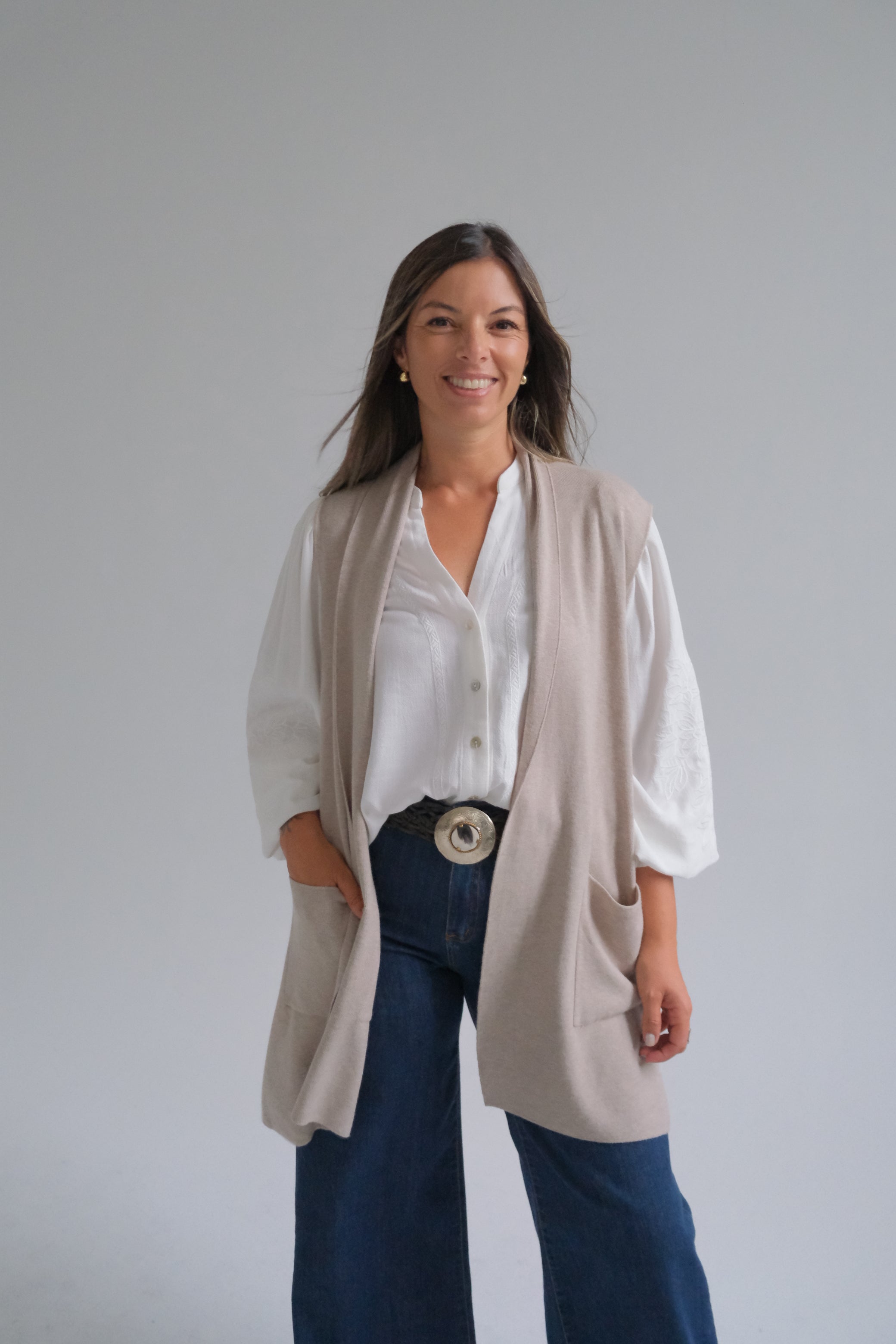 Chaleco Aura Verde Visón