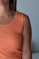 Musculosa Hilo Ochos Coral