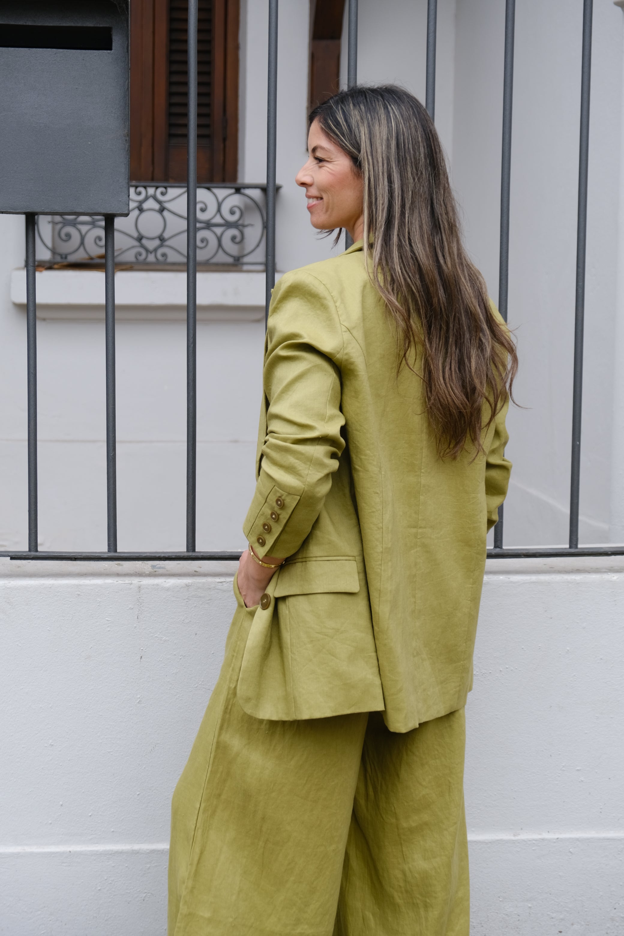 Blazer pistacho Cápsula