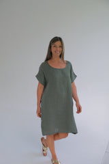 Vestido Serena Verde Seco