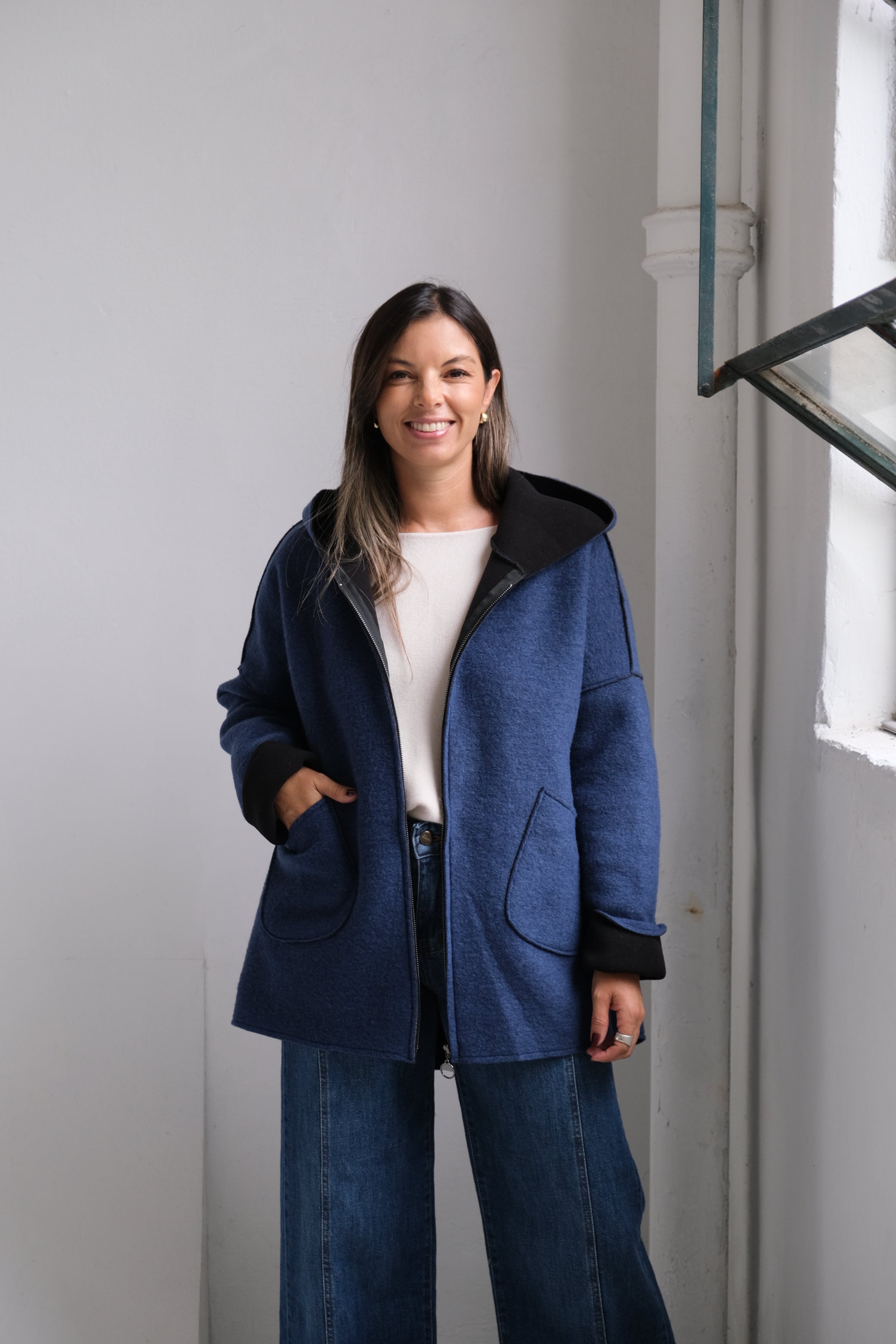 Tapado Lua Jean con Negro