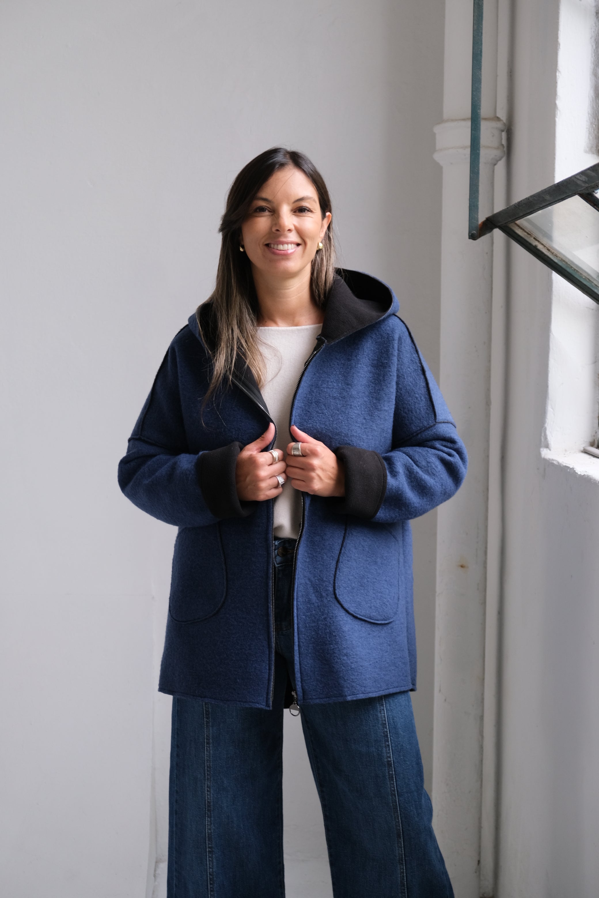 Tapado Lua Jean con Negro