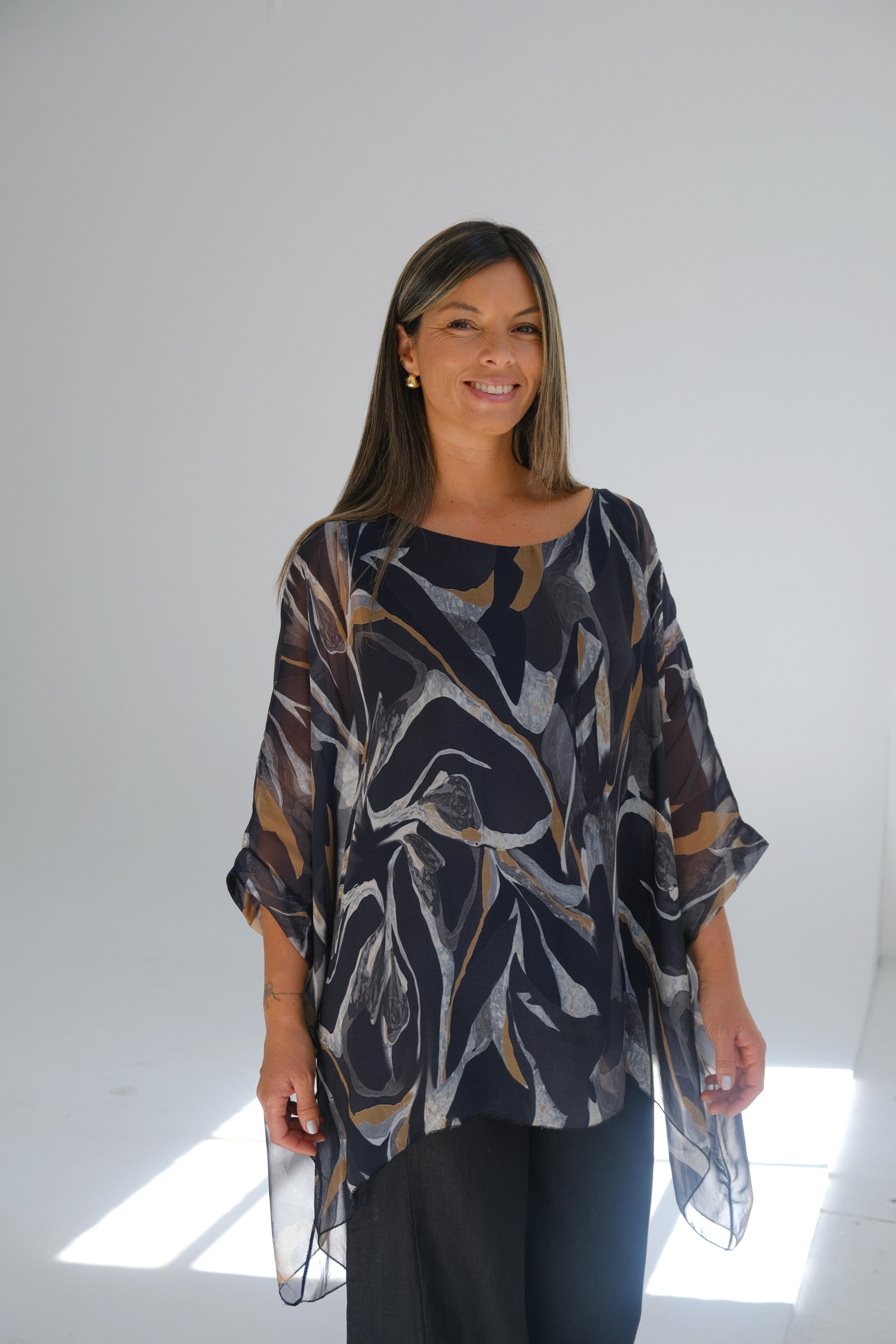 Blusa Ona Azul Marino