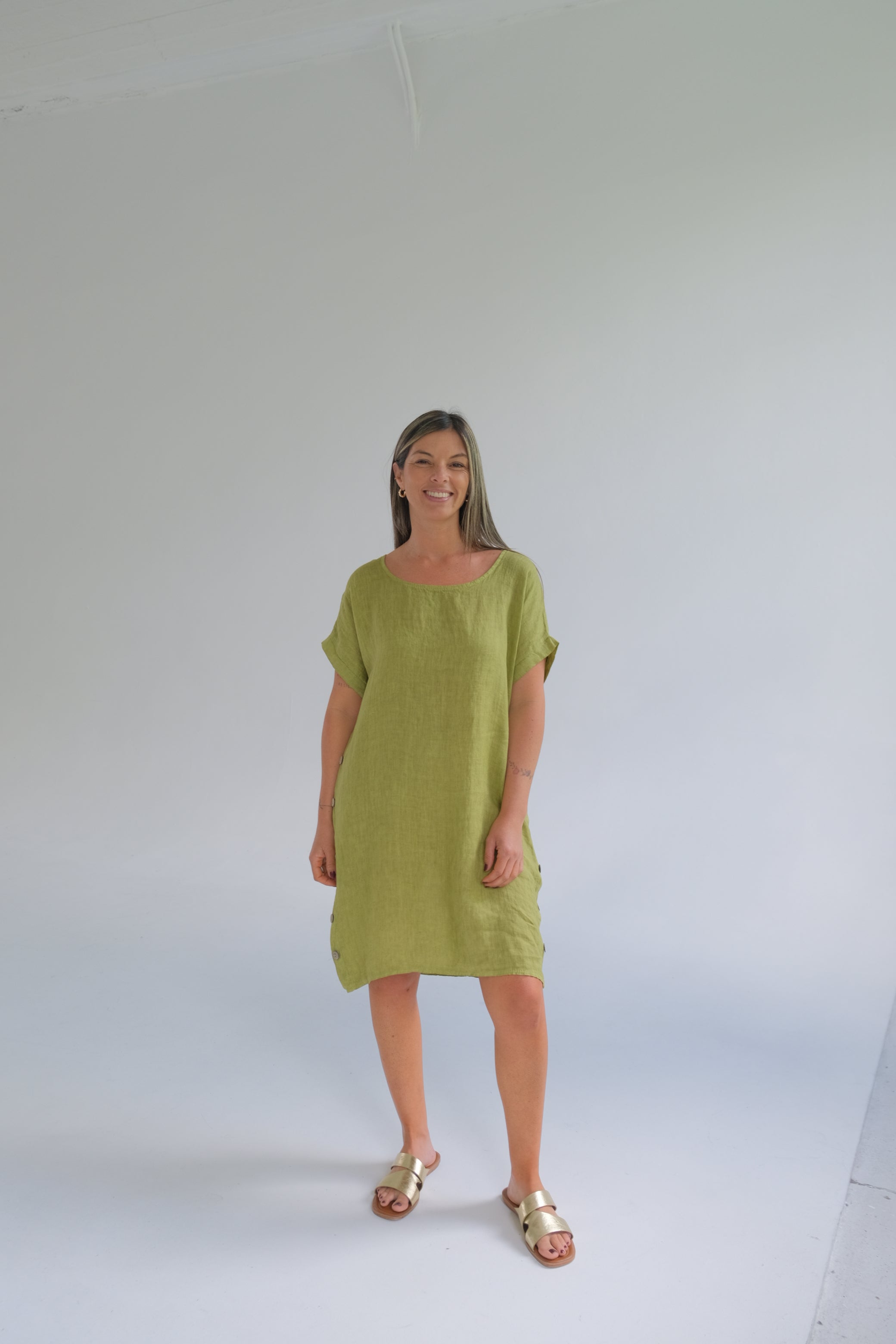 Vestido Serena Pistacho