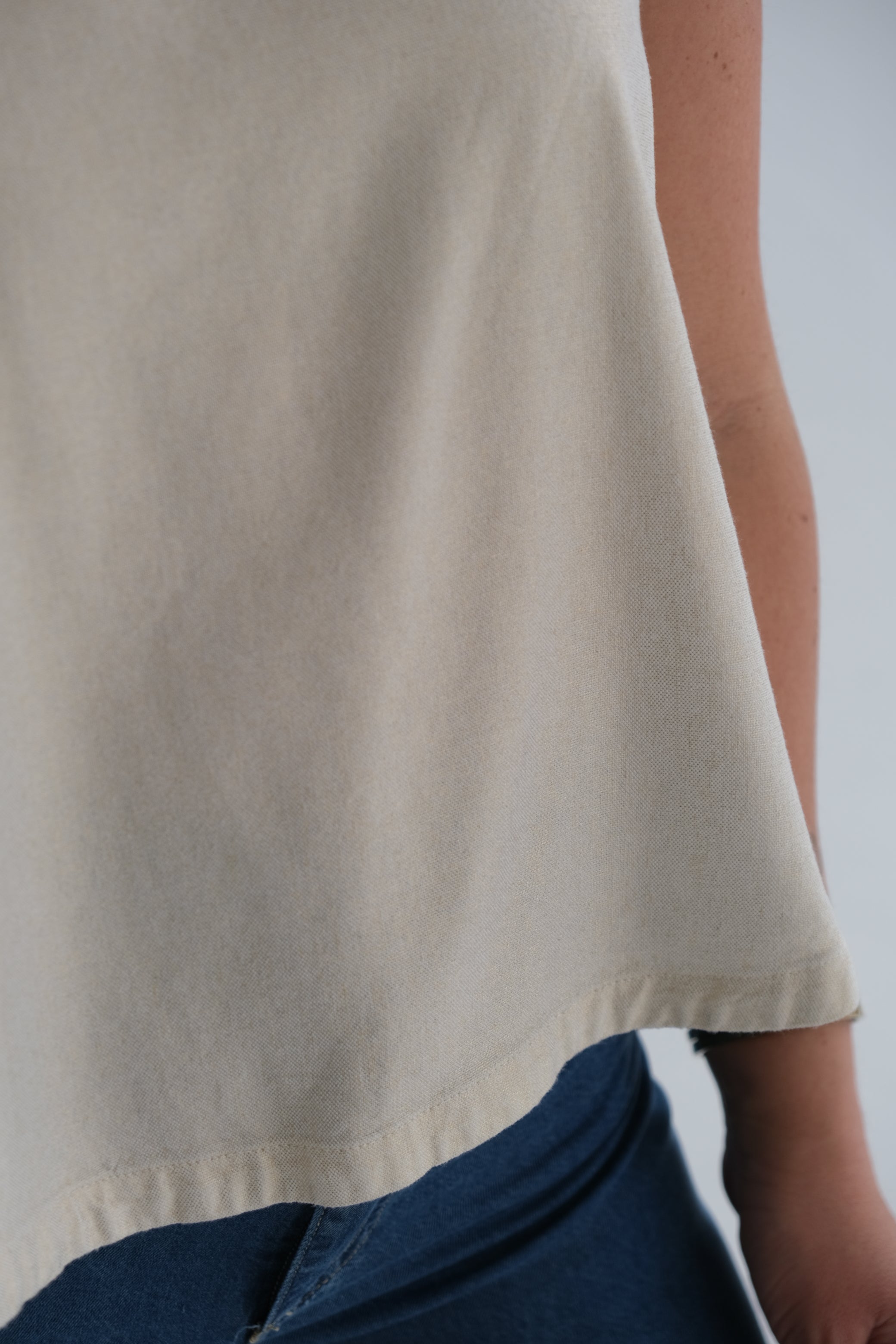 Musculosa Comodín Lurex beige claro CÁPSULA