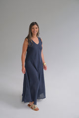 Vestido Bellagio Azul Marino