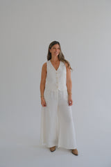 Pantalón Asia off-white CÁPSULA