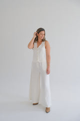 Pantalón Asia off-white CÁPSULA