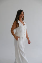 Pantalón Asia off-white CÁPSULA