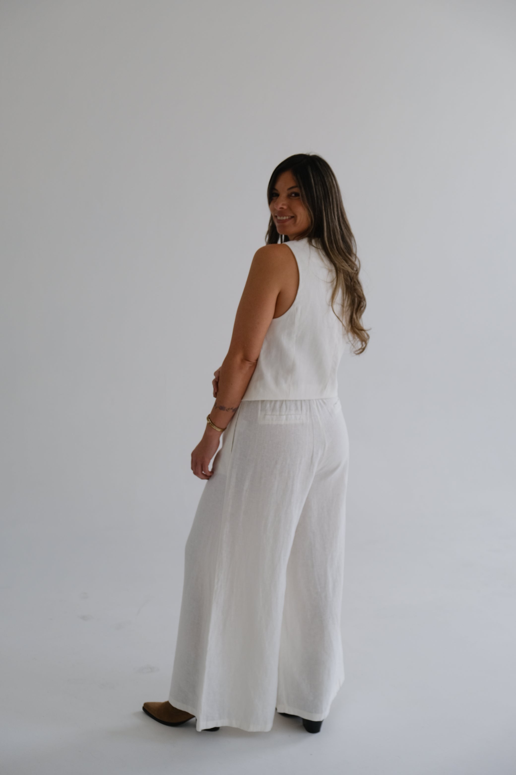 Pantalón Asia off-white CÁPSULA