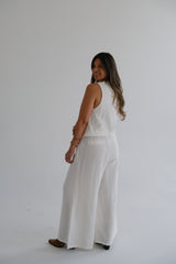 Pantalón Asia off-white CÁPSULA