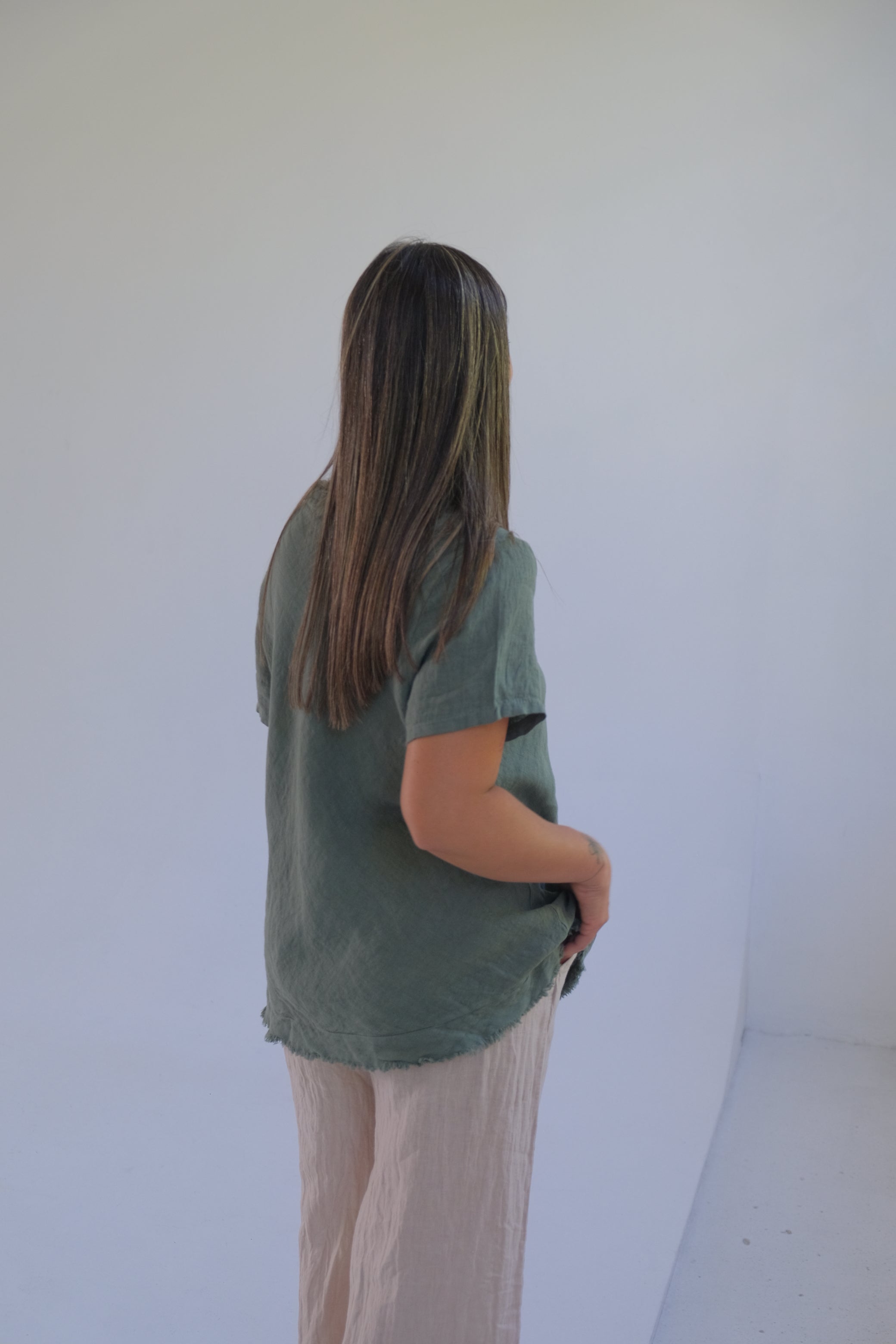 Remera Cipri Verde Seco