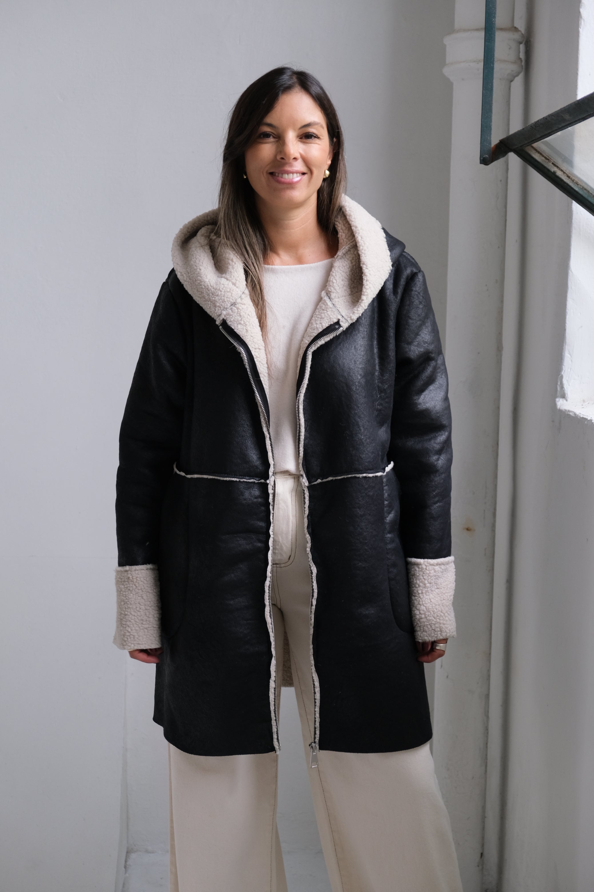 Tapado Ben Negro C/Beige