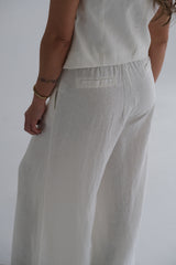 Pantalón Asia off-white CÁPSULA