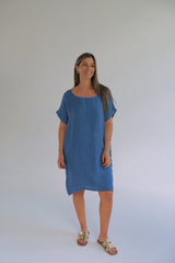 Vestido Serena Azul Jean
