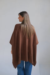 Poncho Lirio Chocolate