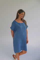 Vestido Serena Azul Jean