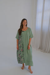 Vestido Serafina Verde Seco