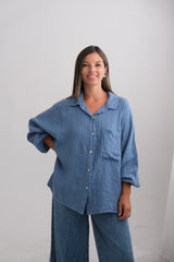 Camisa Verona Azul Jean