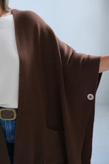 Poncho Lirio Chocolate