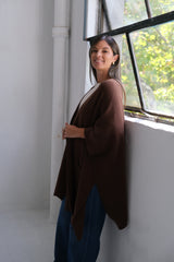 Poncho Lirio Chocolate