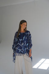 Blusa Ona Azul Francia