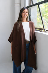 Poncho Lirio Chocolate