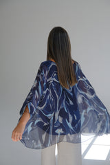 Blusa Ona Azul Francia