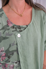 Vestido Serafina Verde Seco