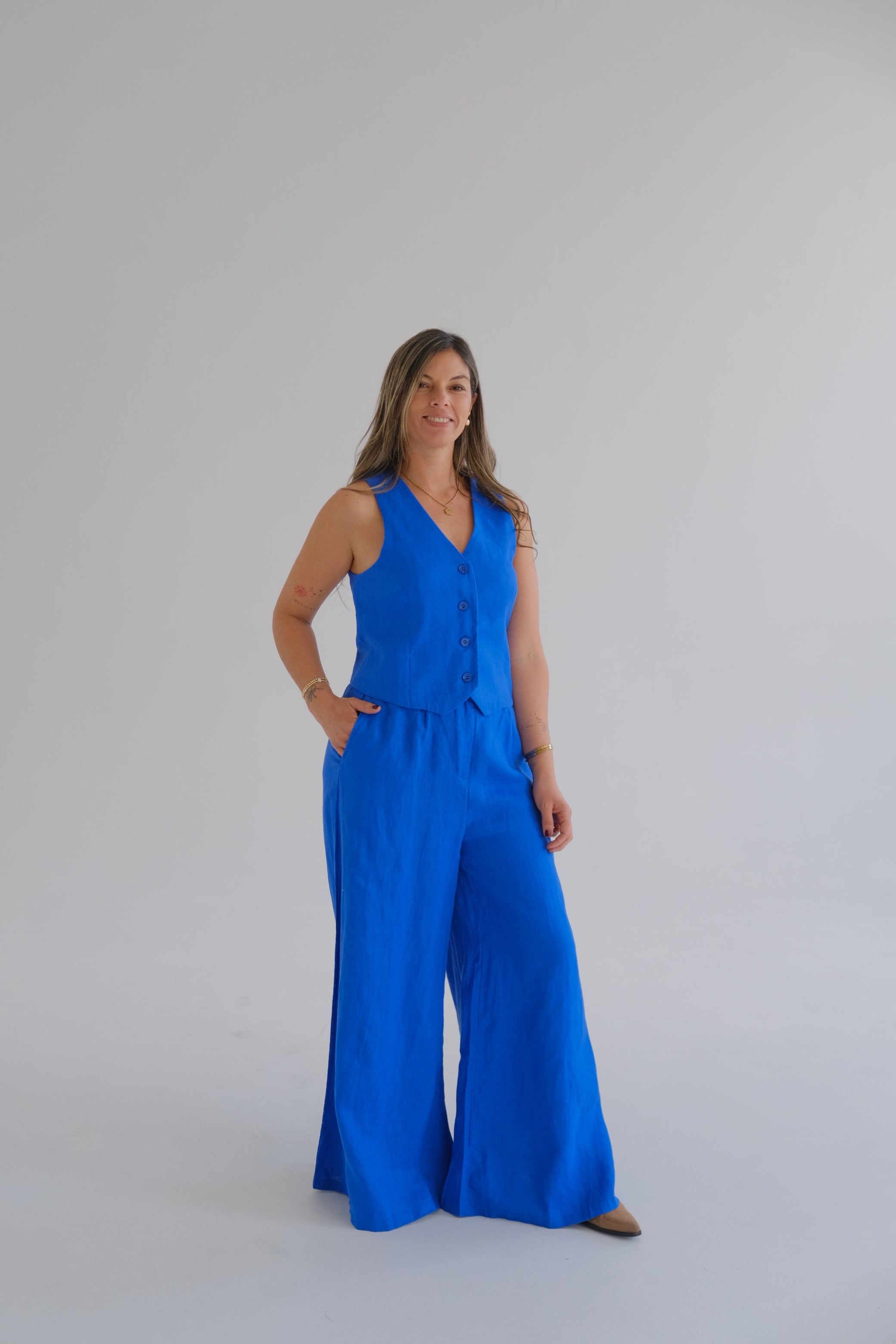 Pantalón Asia Azul CÁPSULA