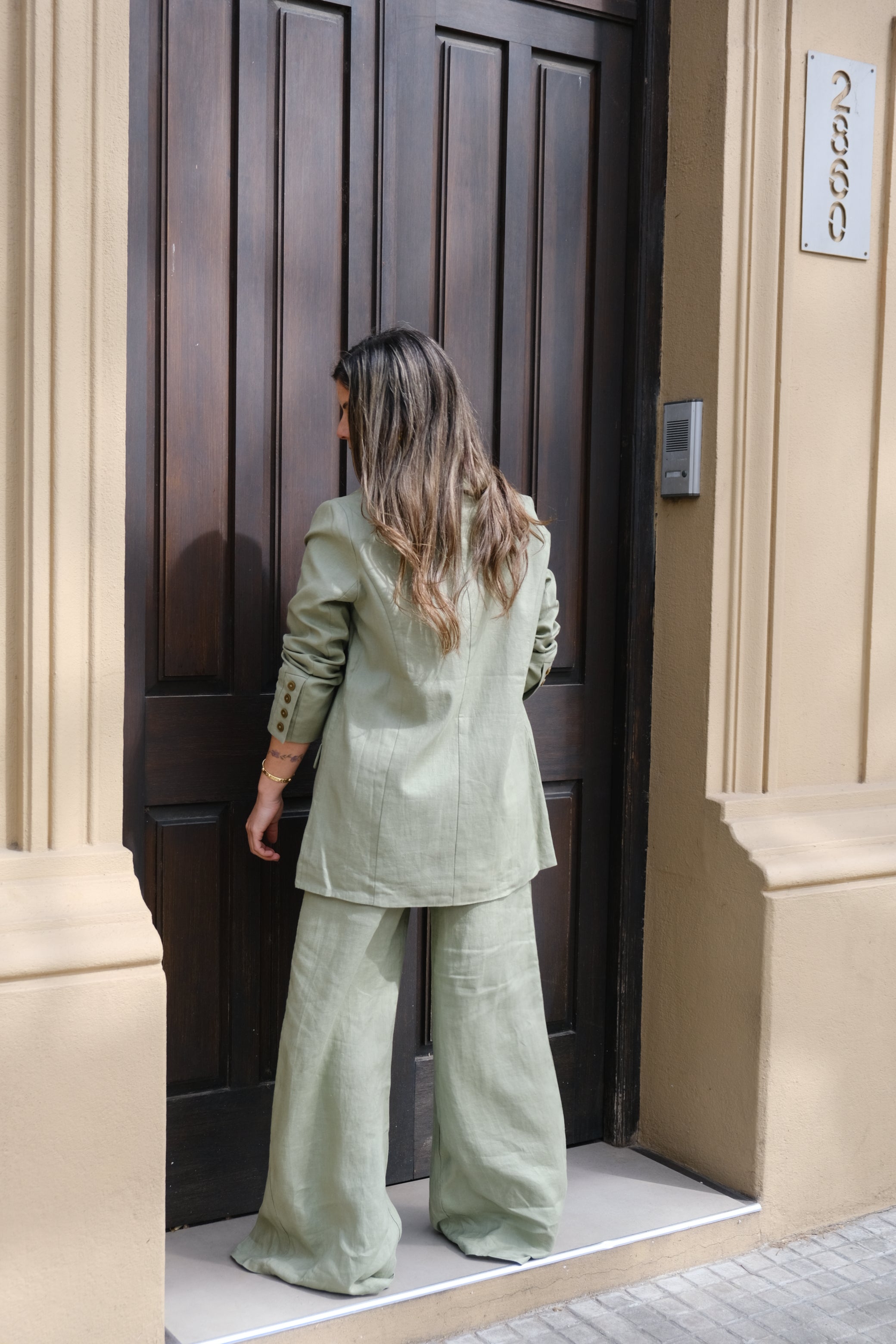 Blazer verde seco Cápsula