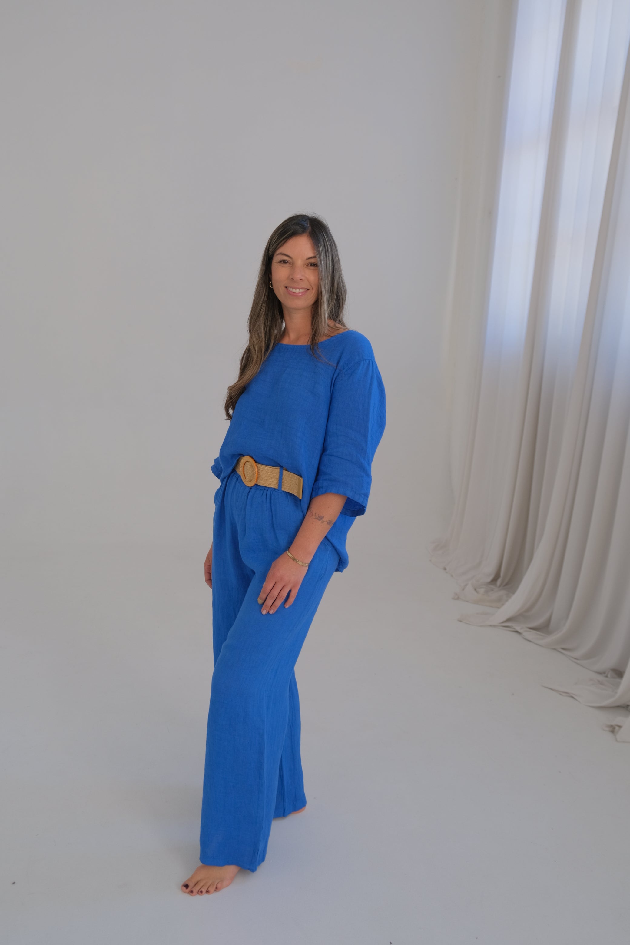 Pantalon Mila Azul Francia