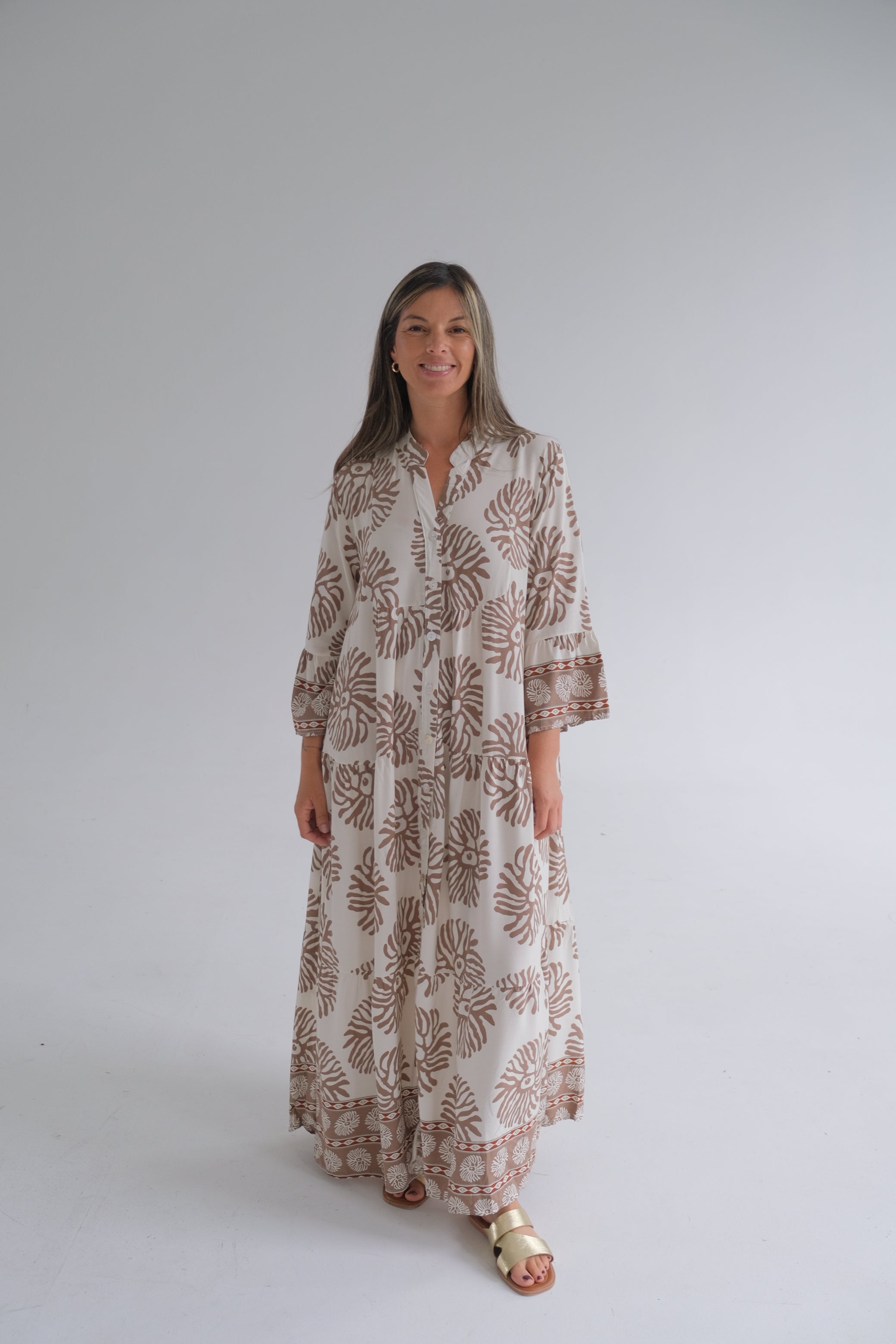 Vestido Alyssa Beige