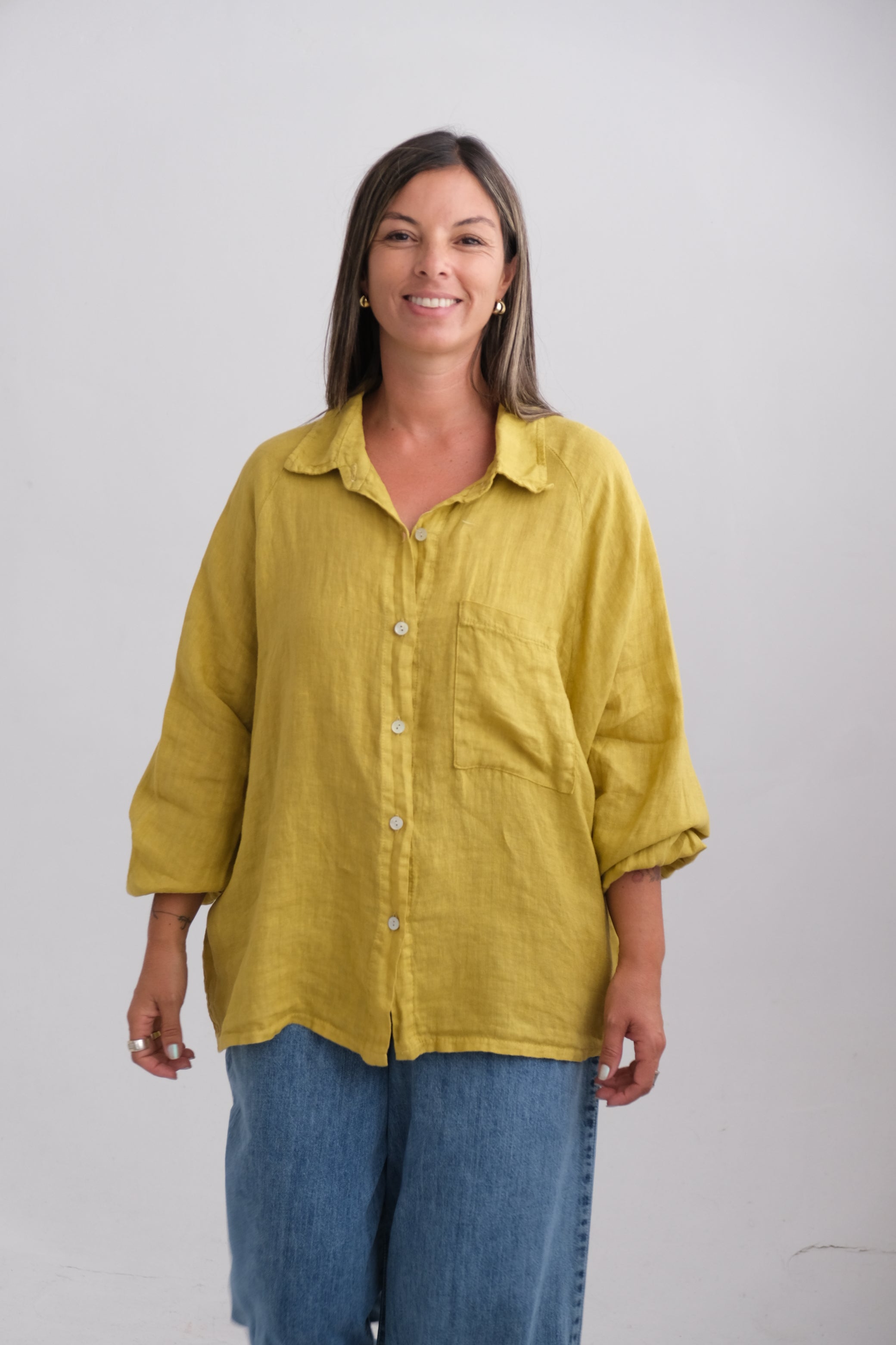 Camisa Verona Mostaza