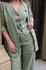 Blazer verde seco Cápsula