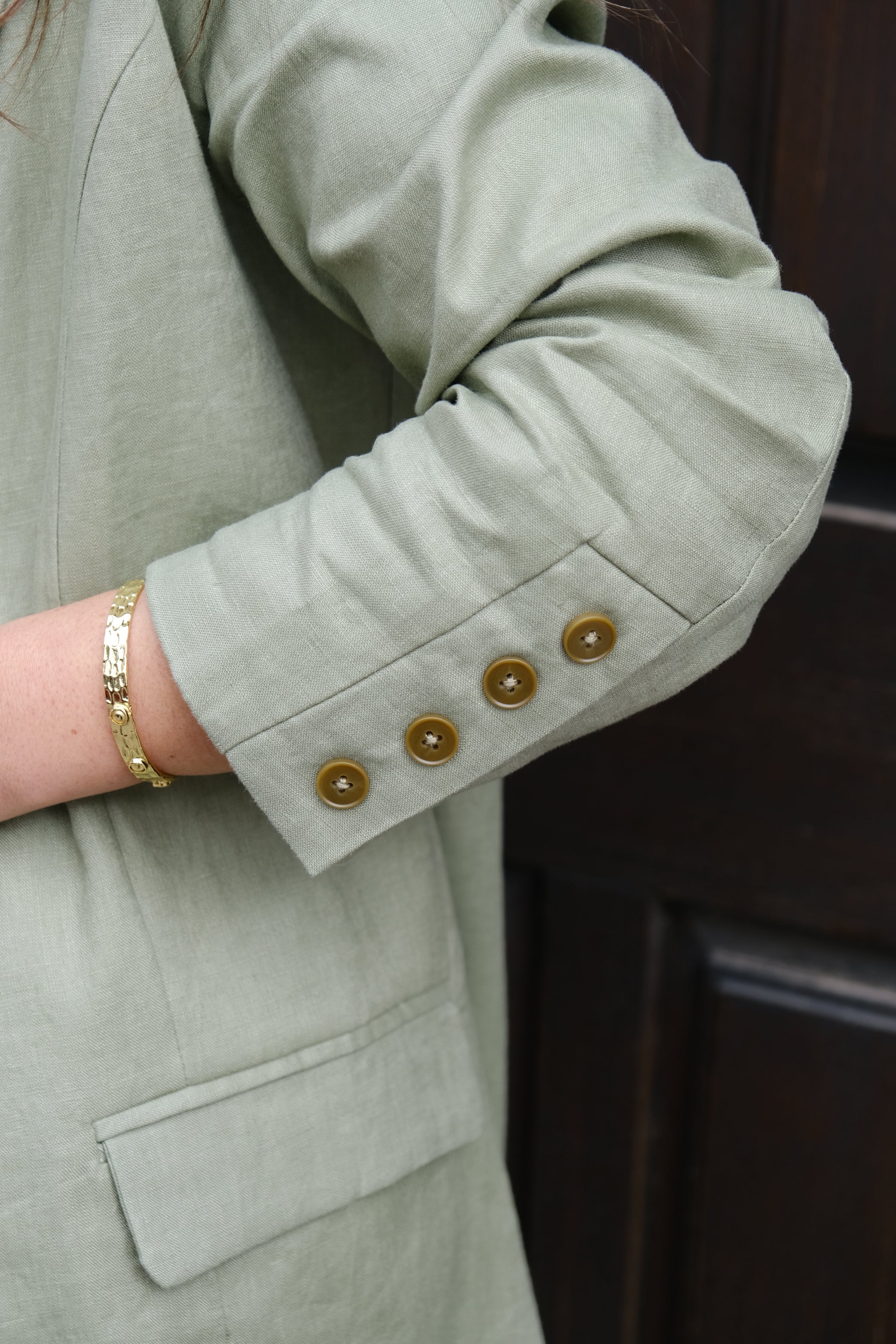 Blazer verde seco Cápsula