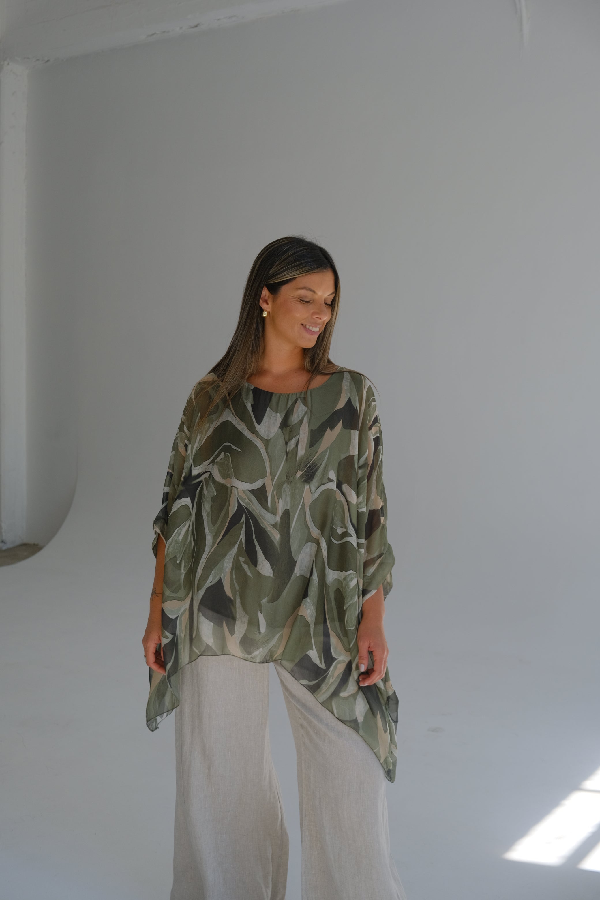 Blusa Ona Verde Seco