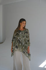 Blusa Ona Verde Seco