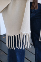 Saco Flecos Beige