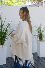 Saco Flecos Beige