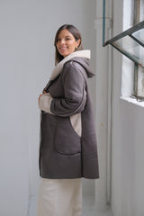 Tapado Ben Gris con beige