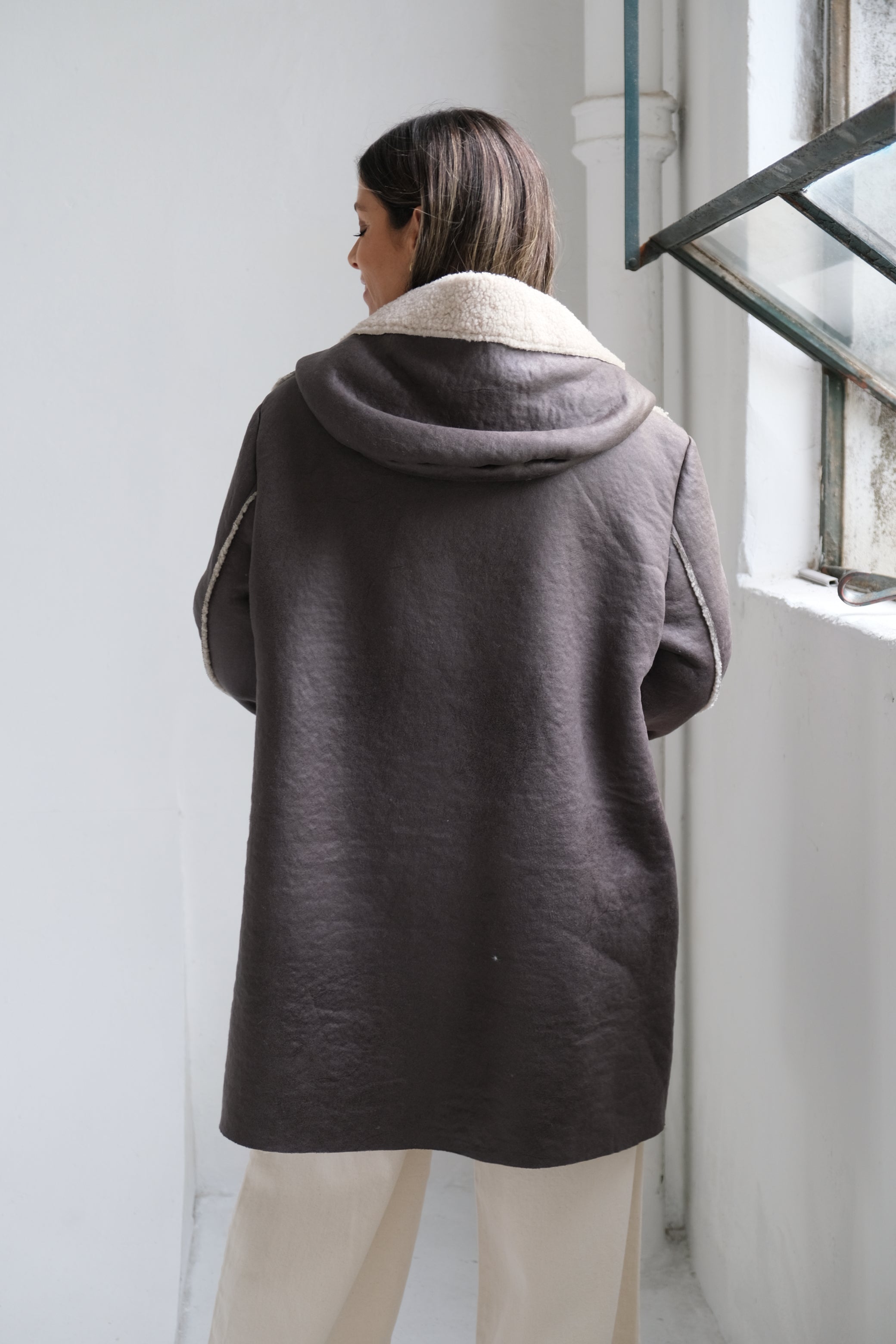 Tapado Ben Gris con beige