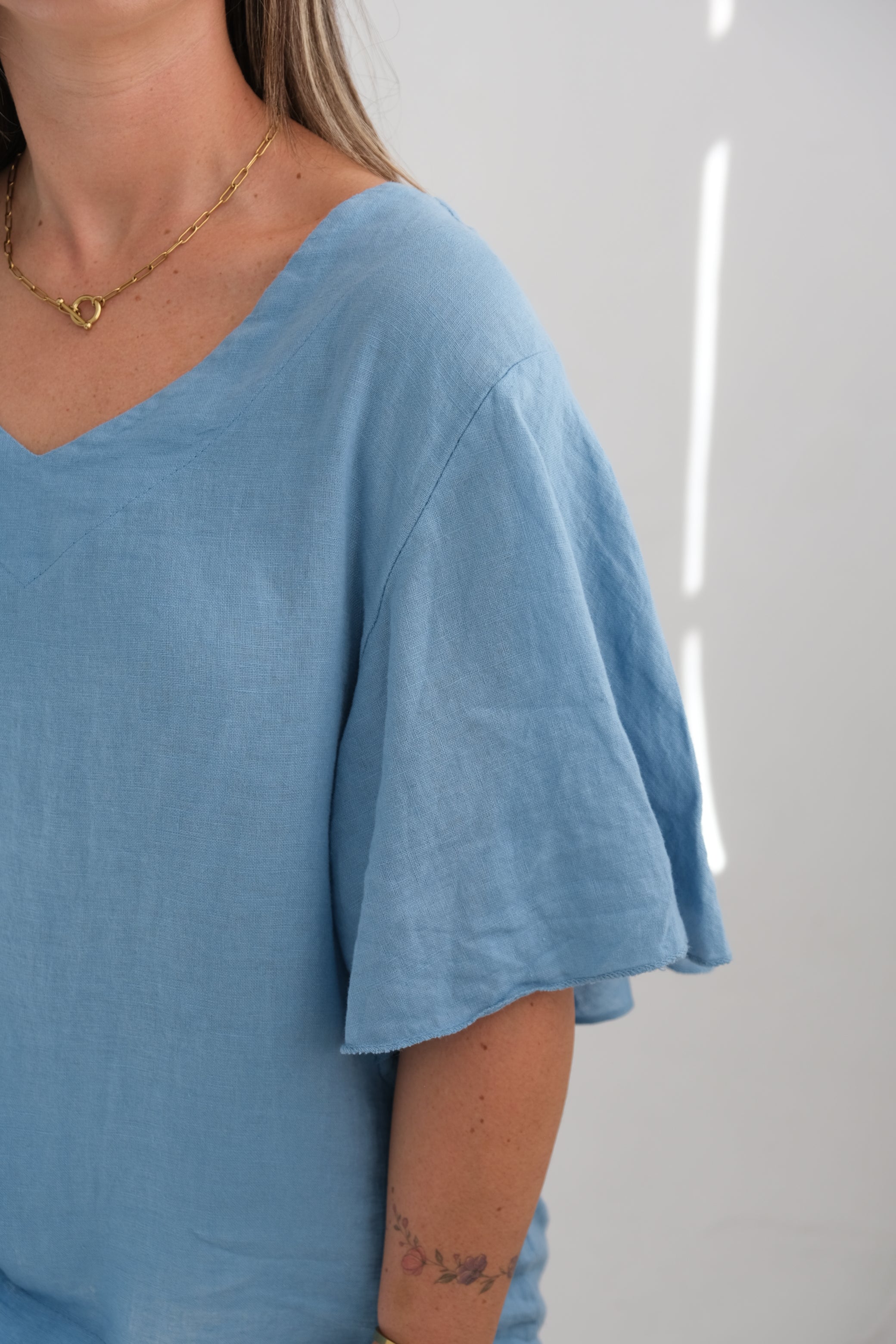 Blusa Violeta Celeste