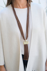 Collar Fleco Chocolate