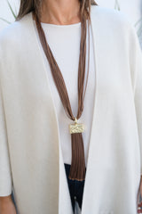 Collar Fleco Chocolate