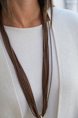 Collar Fleco Chocolate