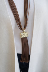 Collar Fleco Chocolate