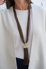 Collar Fleco Chocolate